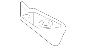 Ghp9-51-pv1 Mazda Genuine Deflector - Passenger Side Rh