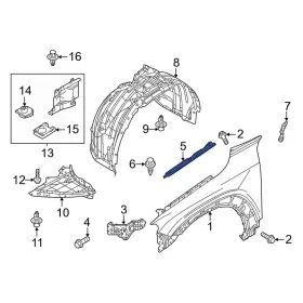 Dn4e56915 Mazda Oe Front Right Fender Protection Film