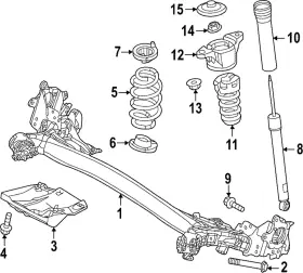 Vc85-28-556 Mazda Genuine Protector L Cross Member