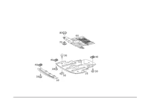 209-524-18-30 Mercedes-benz Genuine Trim