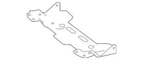 222-628-08-00 Mercedes-benz Genuine Mount Plate