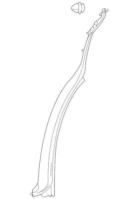 247-730-60-03 Mercedes-benz Genuine Door Edge Guard