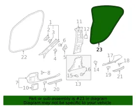 257-692-24-00-9g44 Mercedes-benz Genuine Edge Guard #2