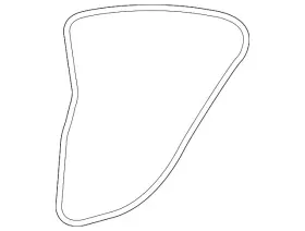 257-692-24-00-9g44 Mercedes-benz Genuine Edge Guard