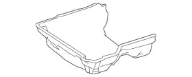 271-014-02-75 Mercedes-benz Genuine Powertrain Skid Plate