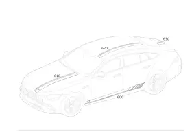 290-698-71-00 Mercedes-benz Genuine Stone Chipping Prot Film