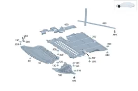 296-520-09-00 Mercedes-benz Genuine Carrier