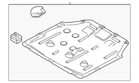 51-75-7-343-141 Mini Genuine Under Cover