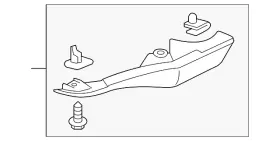 Mn159139 Mitsubishi Genuine Gravel Shield