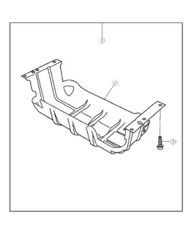 52100332ah Mopar Genuine Skid Plate #2