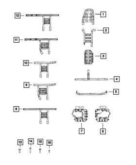 68245825ad Mopar Genuine Transfer Case Skid Plate