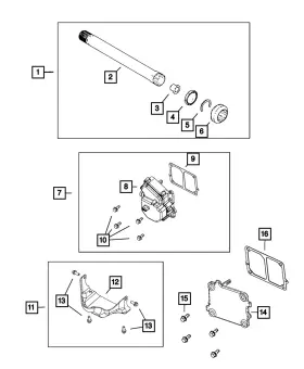 68388888aa Mopar Genuine Axle Disconnect Skid Plate Kit