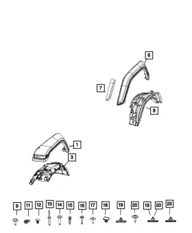 68500109aa Mopar Genuine Anti-chip Film Left