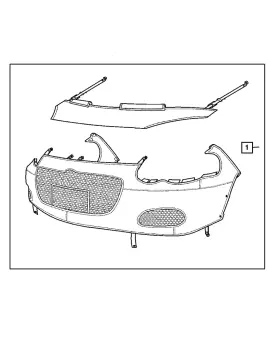 82208233ab Mopar Genuine Front End Cover Kit