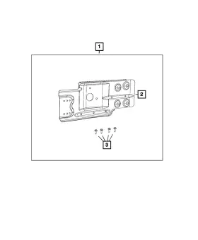 82214783 Mopar Genuine Front Skid Plate