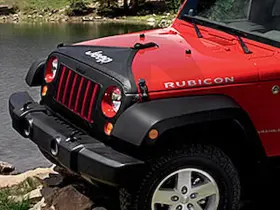 82210318ab Mopar Accessories Front End Cold Weather Cover 2007-13 Jeep Wrangler