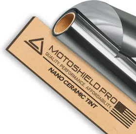 Motoshield Pro 850009064196 25% Vlt Nano Ceramic Window Tint For Car 20 Inch 20in X 10 Ft