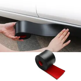 Fz-cq-004 Muekzru 13ft 3.15in Side Skirt S Protector Universal Rubber Black