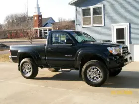 T0654rc-tx N-fab Step Nerf Bar-standard Cab Pickup 73.5 Inch Bed Fits 2005 Toyota Tacoma