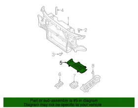 50810-9fm1a Nissan Genuine Skid Plate #2