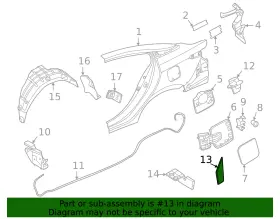 78817-5ef0a Nissan Genuine Stone Guard #2