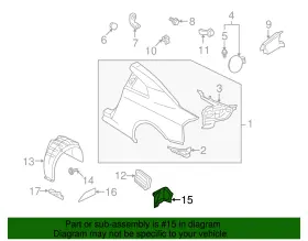 78853-jf00a Nissan Oem New 2009-2020 Gt-r Nismo Left Side Drafter Guard Assembly #2