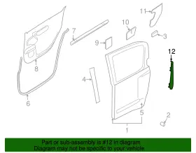 82292-7s000 Nissan Genuine Corner Cover #2