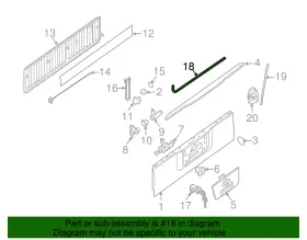 93894-7s210 Nissan Genuine Edge Guard #2