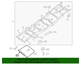 999t4-7s200 Nissan Genuine Skid Plate #2