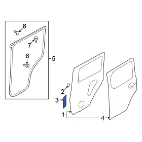 828931fa0c Nissan Oe For Cube 2009-2013 Rear Left Stone Guard #2