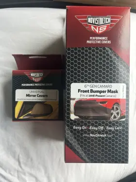Fbm650c Novistretch Mc250 Camaro Front Mirror Bra High Tech Stretch Mask Combo Fits 6th Gen