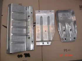 15607580 Oem 1988-1994 Gmc Chevy C/k Truck Suburban 4wd Aluminum Skid Plate Set
