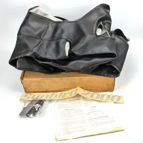 999332 Oem 1982-86 Pontiac Sunbird Front End Black Vinyl Cover - Gm Nos Nose Bra