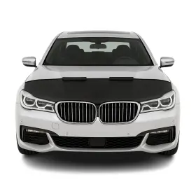 1233bsz4 Omac Car Bonnet Mask Hood Bra For Bmw 7 Series G11 G12 2015-2022 Half Black
