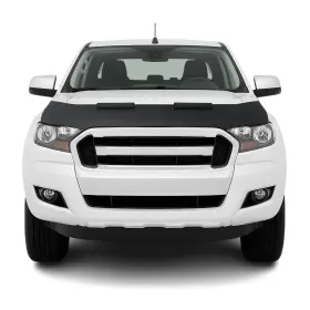 2619bsc4 Omac Car Bonnet Mask Hood Bra For Ford Ranger 2019-2023 Carbon Black 1 Pc