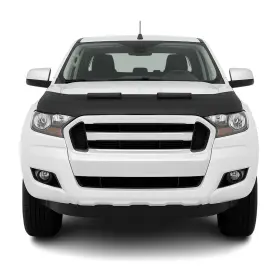 2619bsz4 Omac Car Bonnet Mask Hood Bra For Ford Ranger 2019-2023 Black 1 Pc