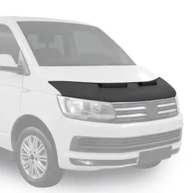 2626bsz4 Omac Car Bonnet Mask Hood Bra For Ford Transit 2015-2025 Black 1 Pc