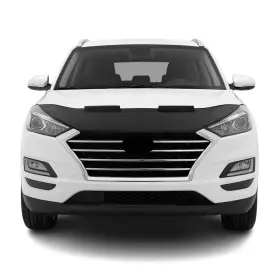 3224bsz4 Omac Car Bonnet Mask Hood Bra For Hyundai Tucson 2016-2021 Black 1 Pc