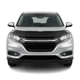 3412bsz4 Omac Car Bonnet Mask Hood Bra For Honda Hr-v 2016-2022 Black 1 Pc