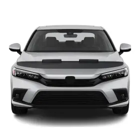 3430bsc4 Omac Car Bonnet Mask Hood Bra For Honda Civic 2022-2025 Pre-fl Sedan Carbon Black