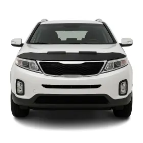4013bsc4 Omac Car Bonnet Mask Hood Bra For Kia Sportage 2011-2014 Carbon Black 1 Pc