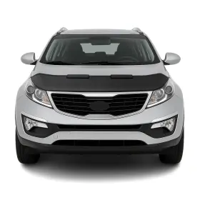 4016bsc4 Omac Car Bonnet Mask Hood Bra For Kia Sportage 2011-2016 Carbon Black 1 Pc