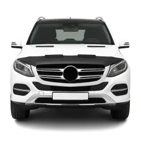 4714bsz4f Omac Car Bonnet Mask Hood Bra For Mercedes Gle Class W166 2016-2019 Half Black