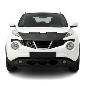 5008bsz4cbg Omac Car Bonnet Mask Hood Bra For Nissan Juke 2011-2017 Black Chequered 1 Pc