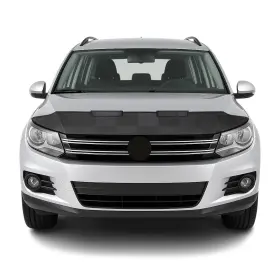 7514bsz4cbg Omac Car Bonnet Mask Hood Bra For Vw Tiguan 2009-2017 Black Chequered 1 Pc