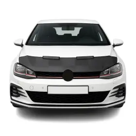 7515bsz4cbg Omac Car Bonnet Mask Hood Bra For Vw Golf Mk7 2015-2021 Black Chequered 1 Pc