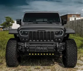 5883-001 Oracle Lighting Skid Plate With Integrated Led Emitters Fits Jeep Wrangler Jl/glad #2