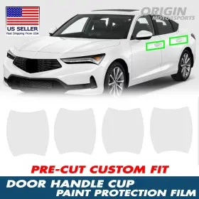 Or-dcp-30003 Originmotorsports For 2023-2025 Acura Integra Anti Scratch Door Handle Cup Protector Covers Ppf
