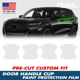 Or-dcp-30006 Originmotorsports For 2025-up Acura Adx Anti Scratch Door Handle Cup Protector Covers Film Ppf