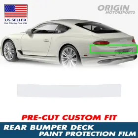 Ppf-rtg-10011 Originmotorsports Precut Rear Bumper Deck Paint Protection Film For 2019-2025 Bentley Continental